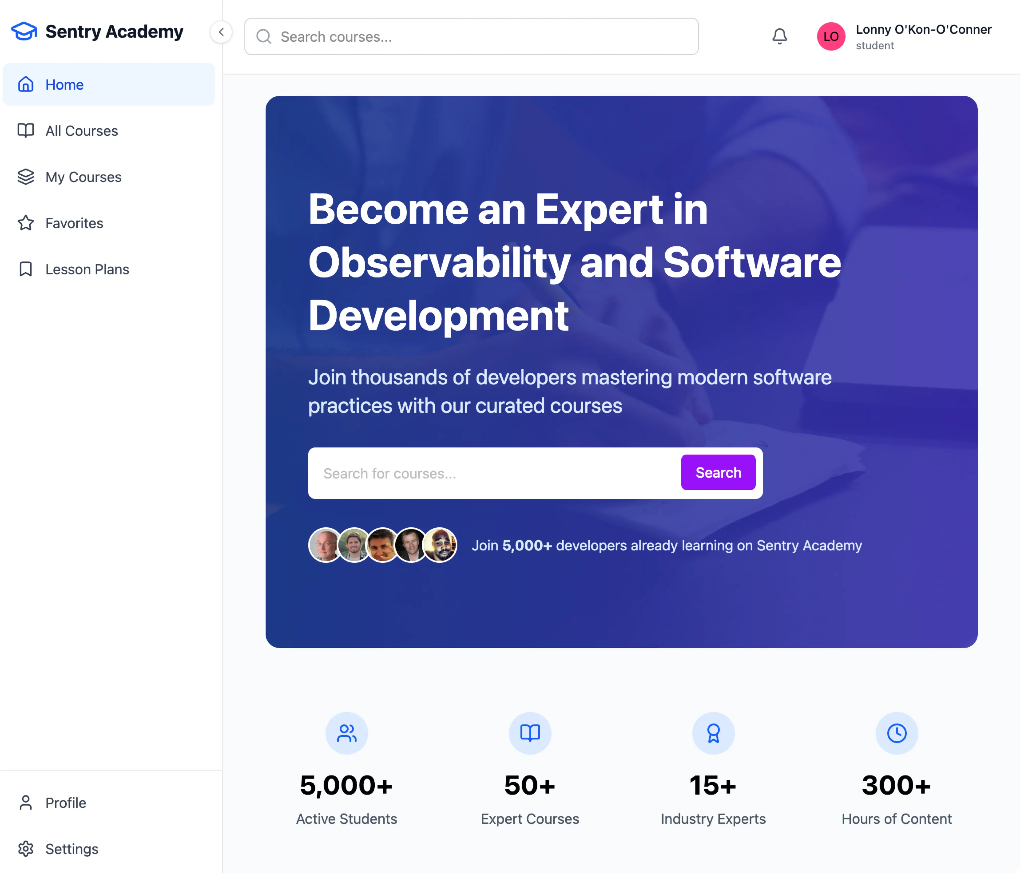 Course Landing Page
